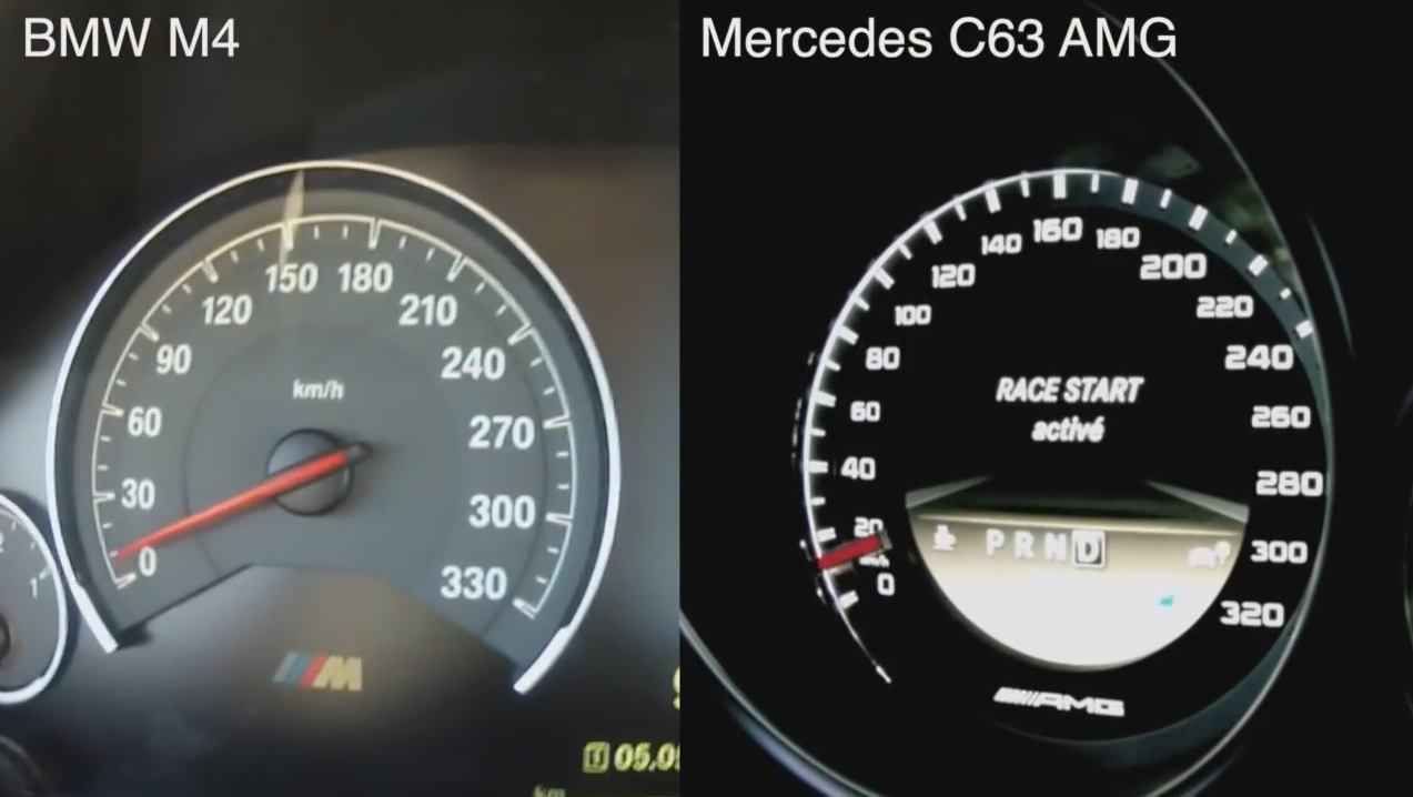 BMW M4 vs C63 AMG