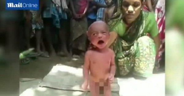 შოკისმომგვრელი ვიდეო: 2 დღის ბავშვს ინდოელი ექიმბაში სიარულს აიძულებს