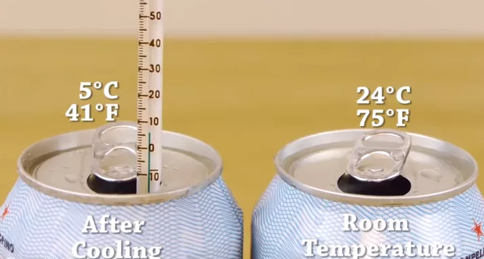 როგორ გავაცივოთ სასმელი ორ წუთში მასში ყინულის ჩაყრის გარეშე (ვიდეო)