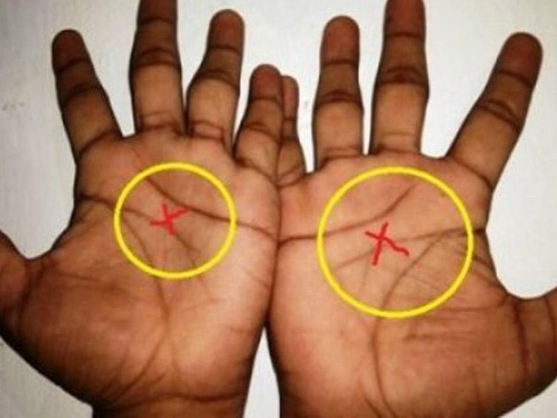 ადამიანების მხოლოდ 3%-ს აქვს ორივე ხელის გულზე  X ნიშანი. რაზე მიგვითითებს ის?
