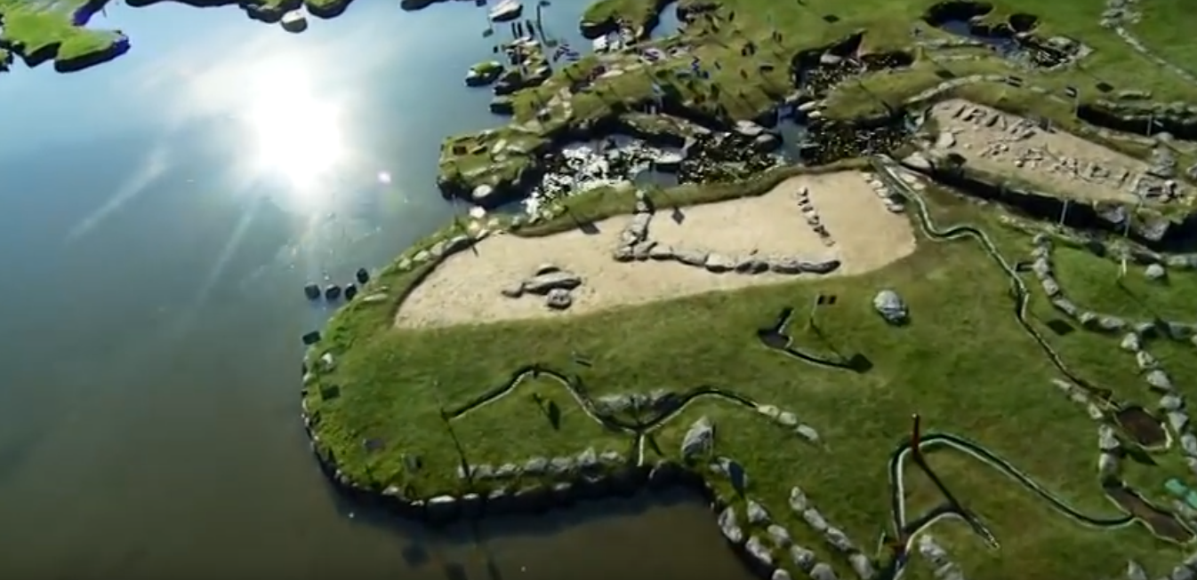 ადგილობრივი ფერმერის მიერ შექმნილი ქვის მსოფლიო რუკა დანიის ღირსშესანიშნაობაა